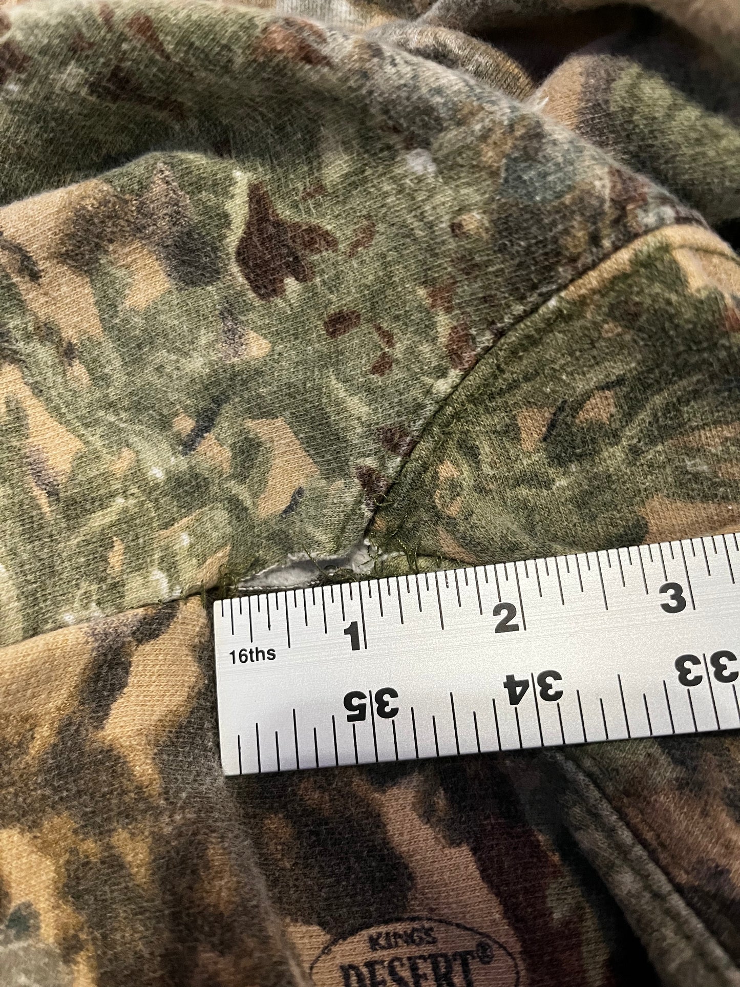 Camo Hoodie Extra Large